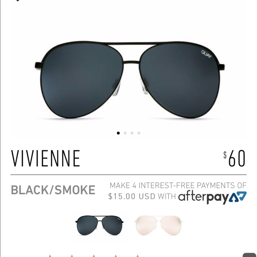 Quay Australia Aviator sunglasses Extra large